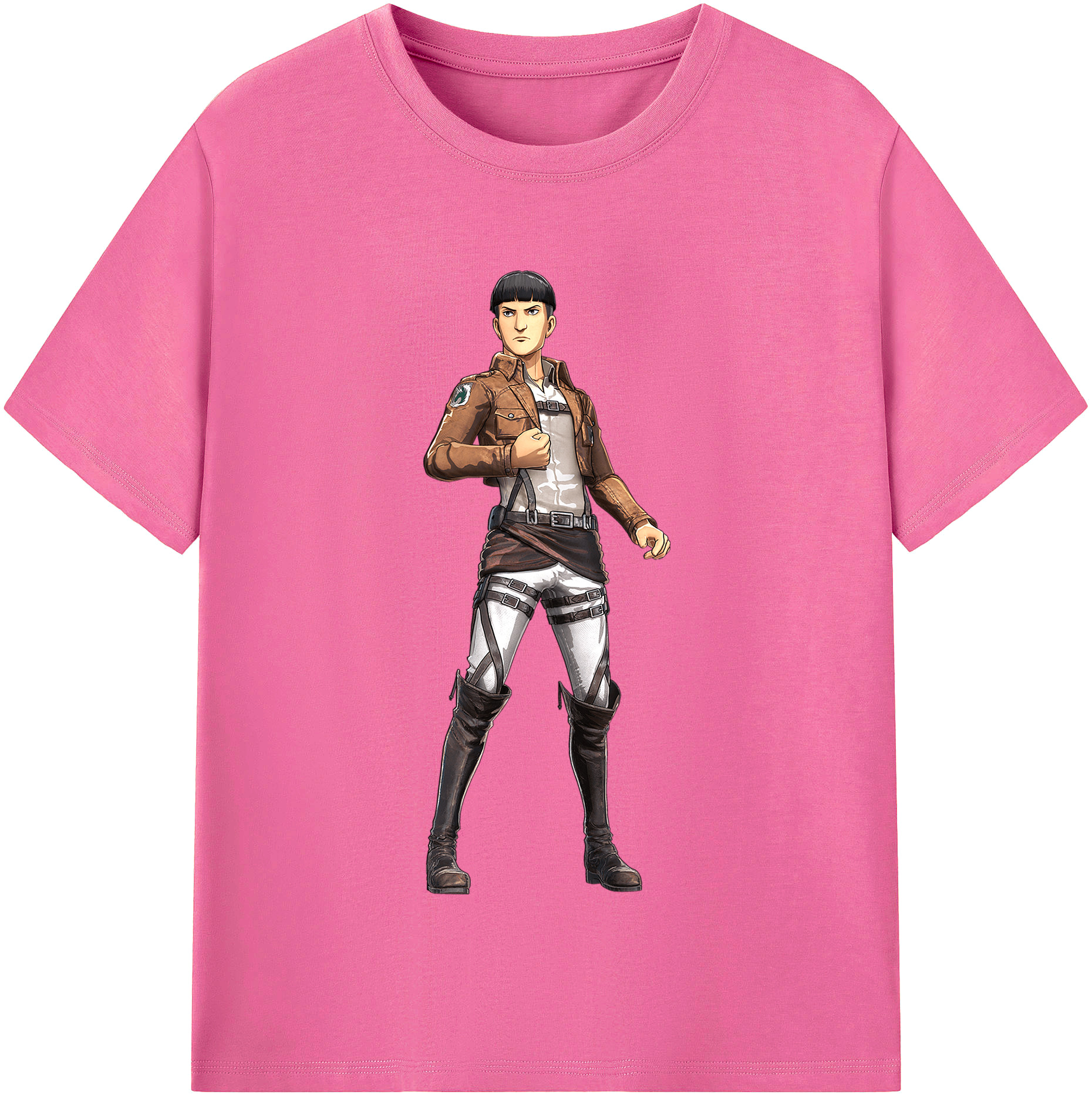 （画像用） 進撃の巨人 Attack on Titan レディースカジュアルプリントTシャツ（綿100％）